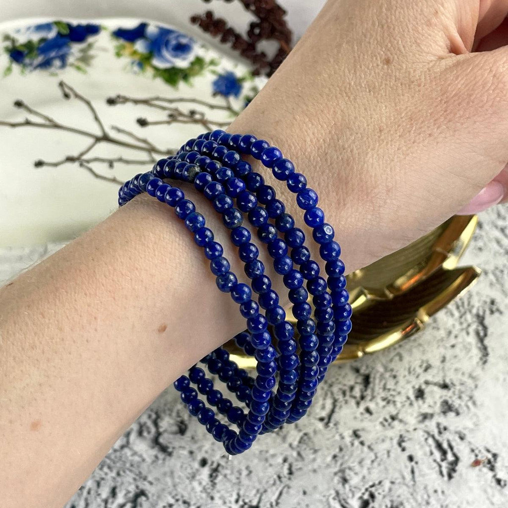 Lapis Lazuli Small Bead Bracelet