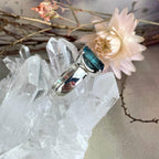 Fluorite Fine Silver Ring