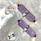 Small Amethyst Studs