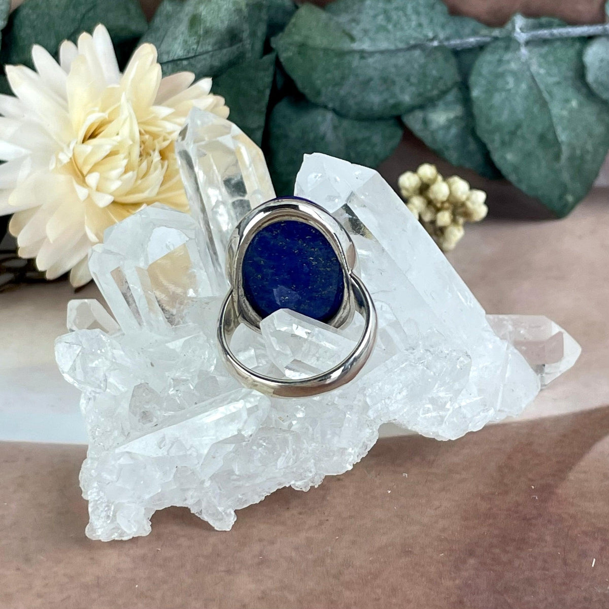 Oval Lapis Lazuli Ring