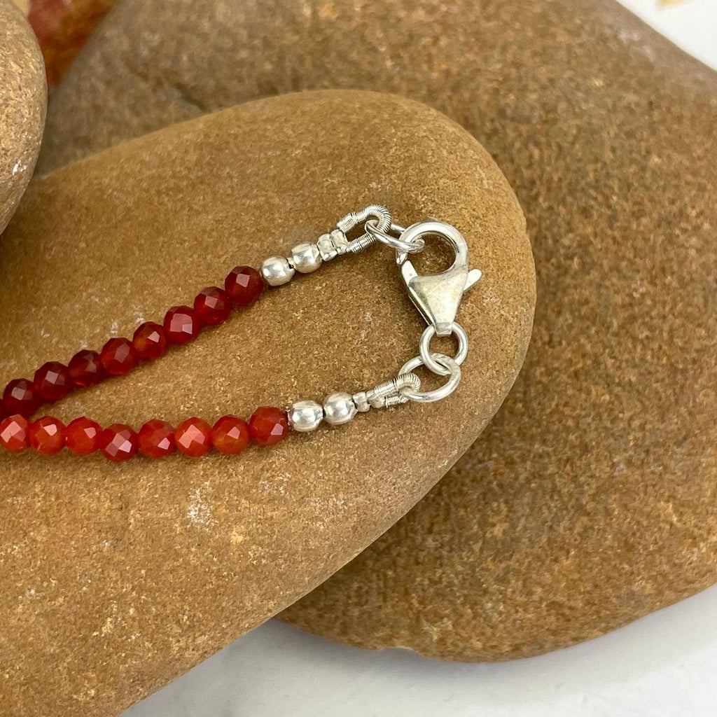 Carnelian Crystal Beads