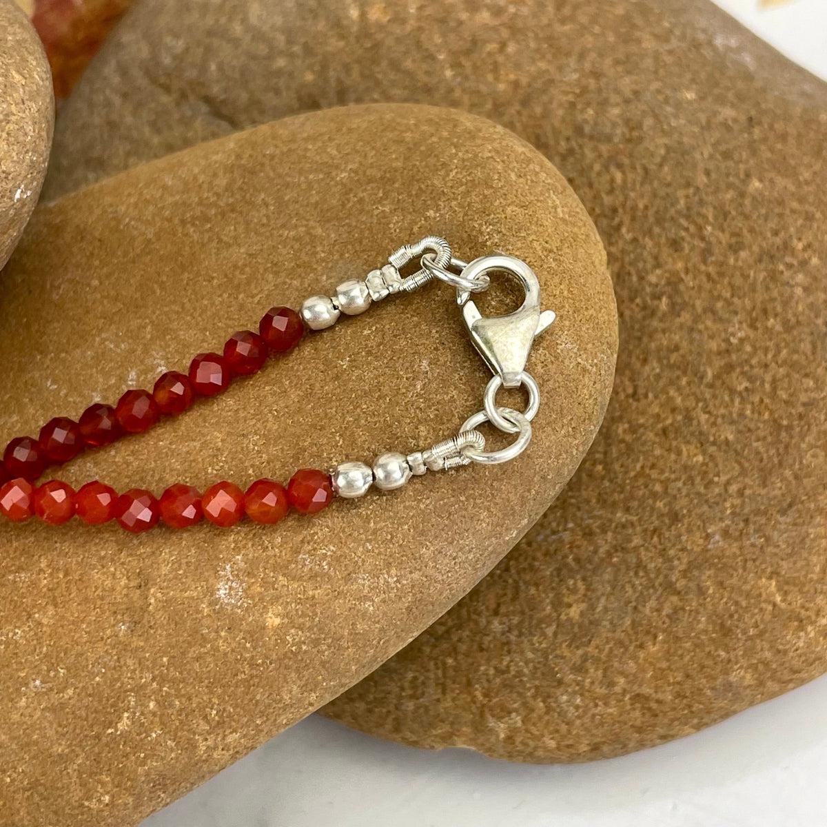 Carnelian Crystal Beads
