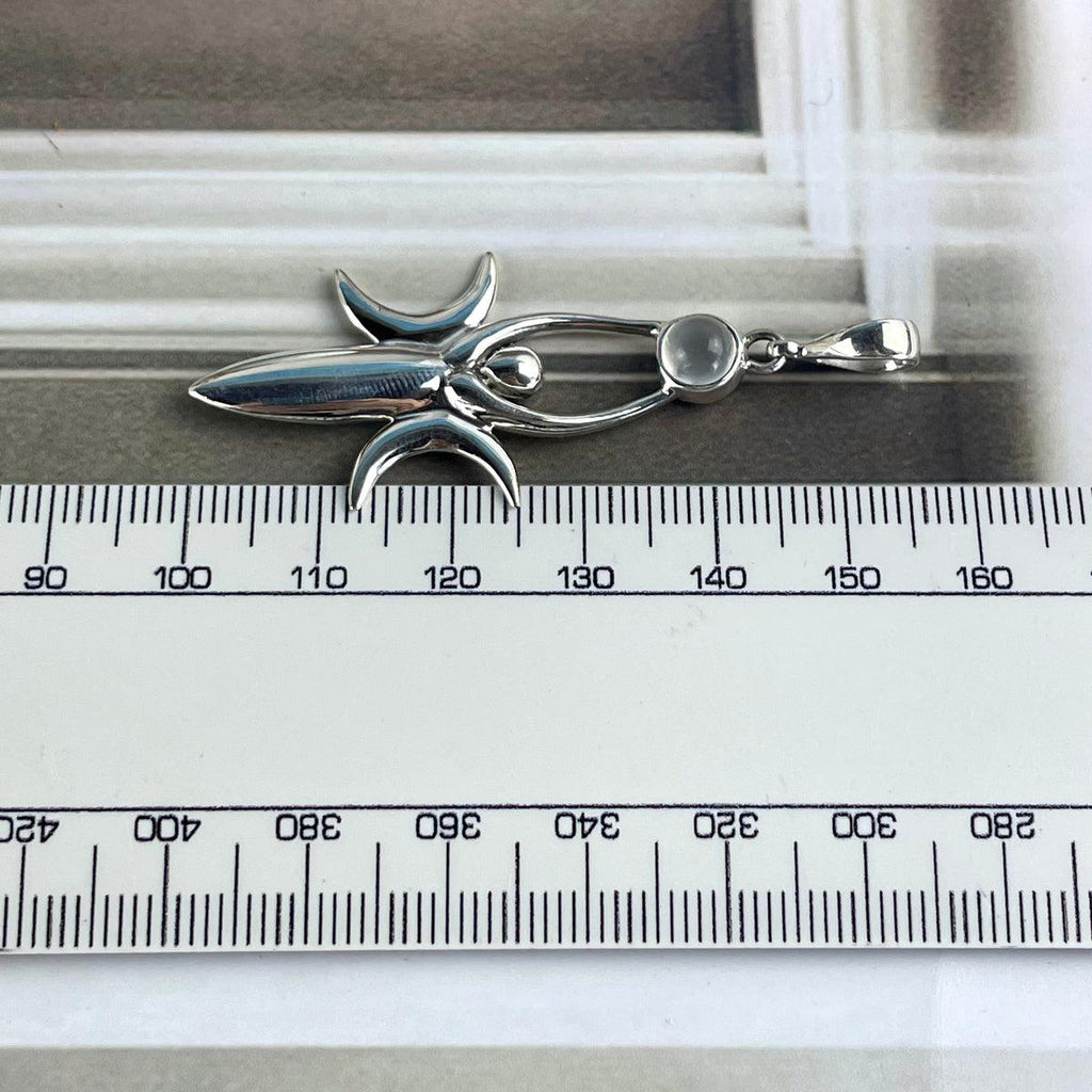 Crystal Moon Pendant