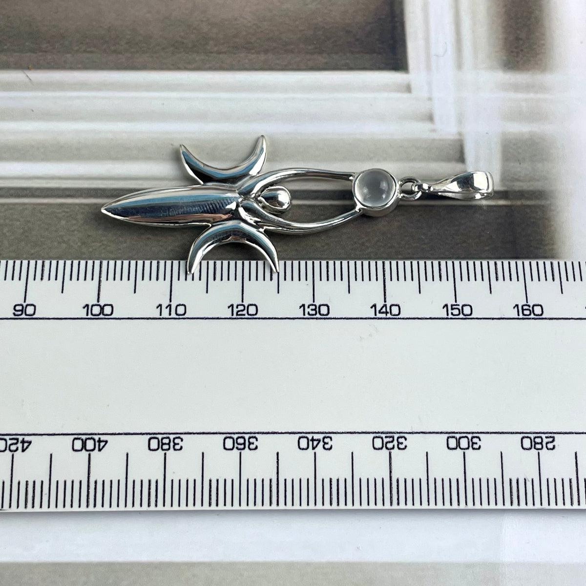Crystal Moon Pendant