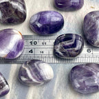 Chevron Amethyst Pocket Stones