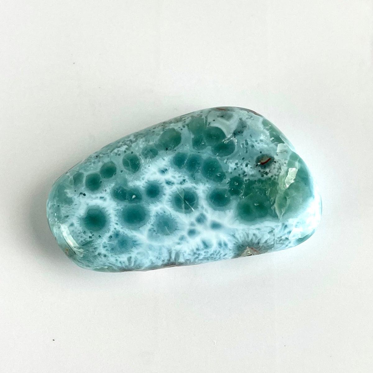 Vibrant Larimar Palm Stones