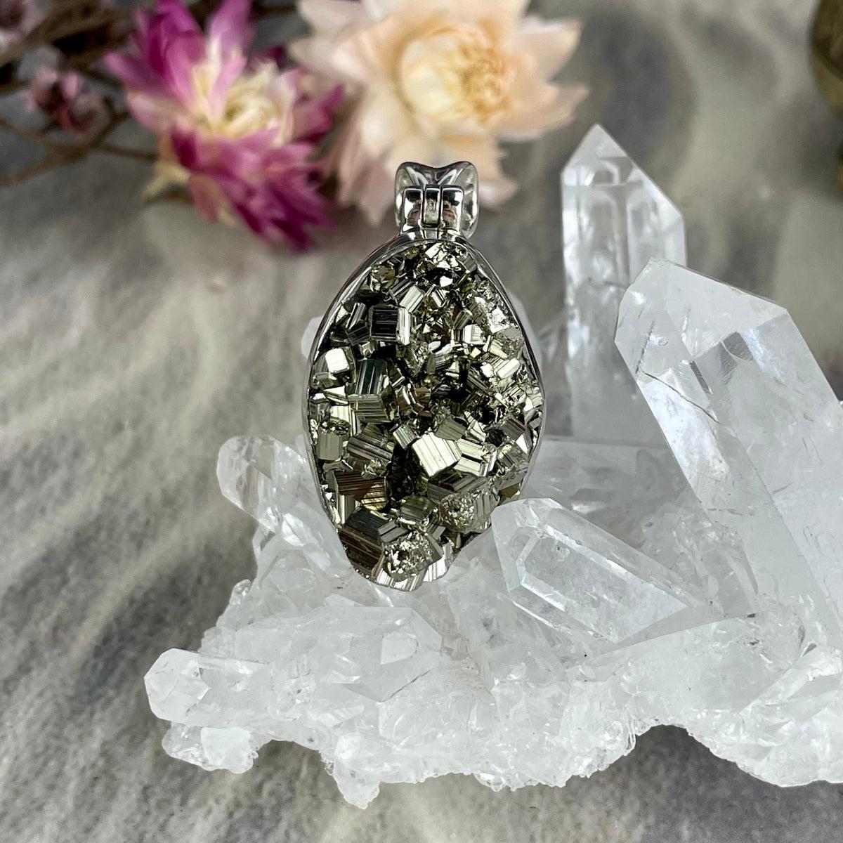 Pyrite Sterling Silver Pendant
