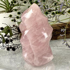 Rose Quartz Crystal Flames 12cm - 19cm