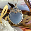 Ornate Heart Crystal Pendant