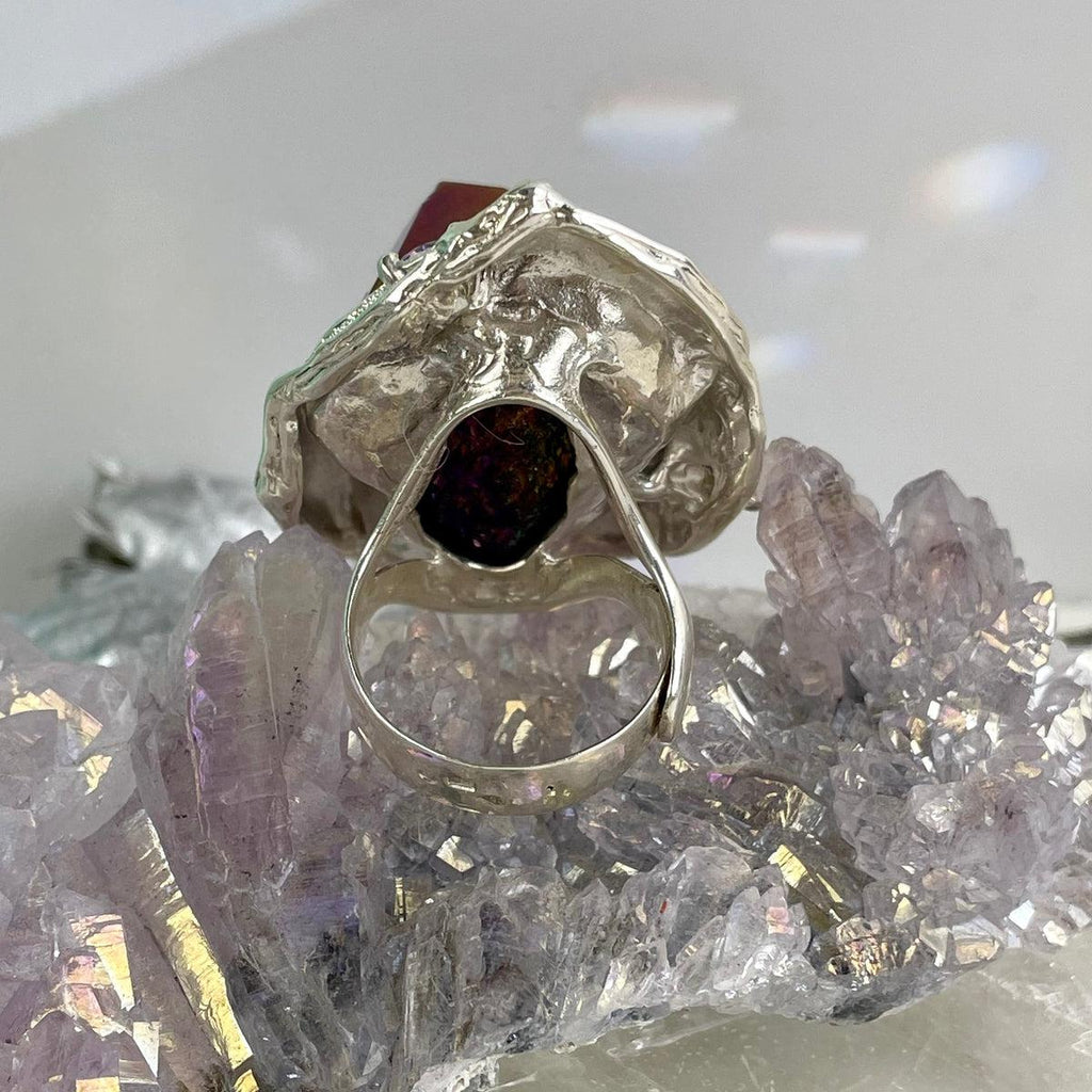 Rainbow Aura Quartz Silver Jewellery