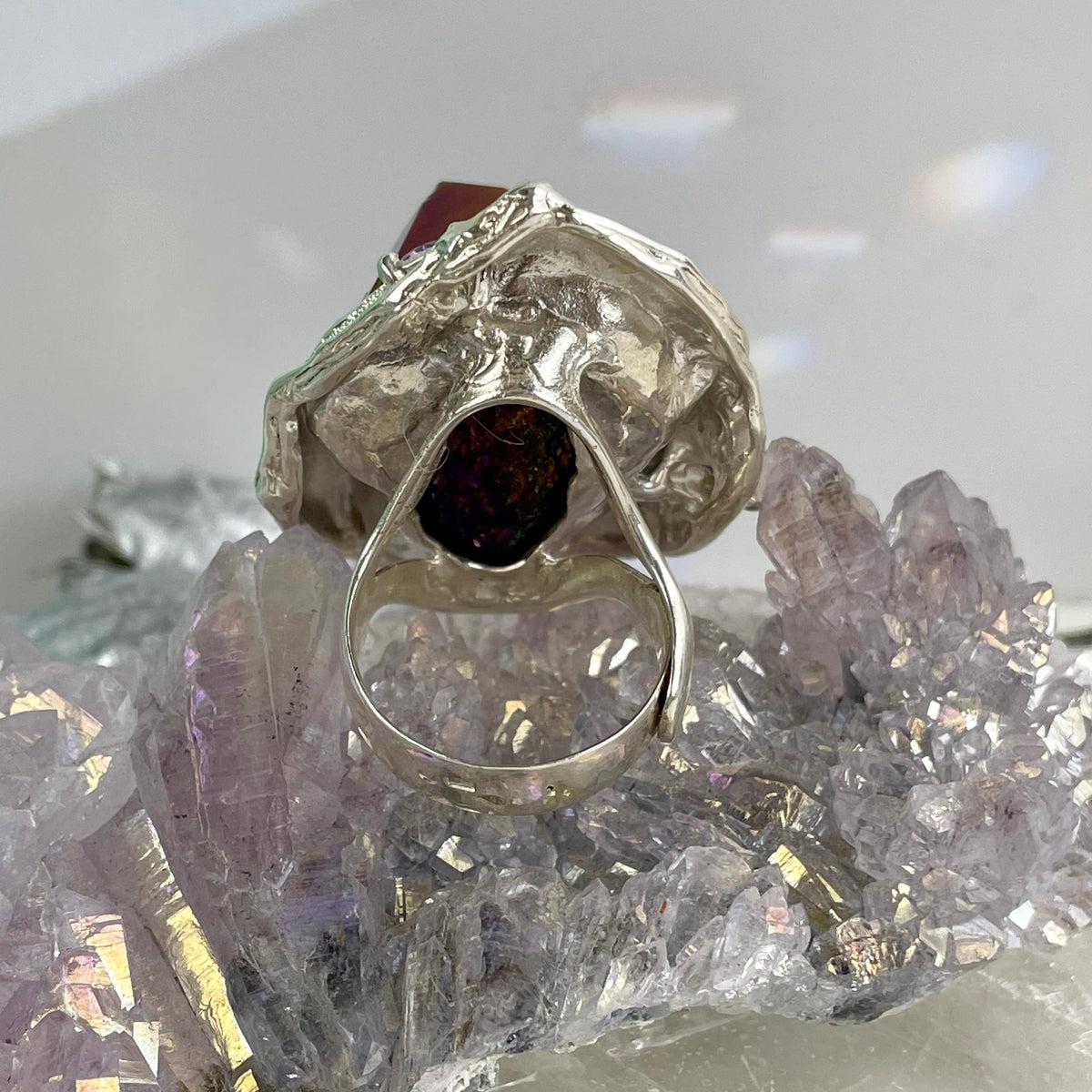 Rainbow Aura Quartz Silver Jewellery