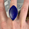 Marquise Shaped Lapis Lazuli Ring