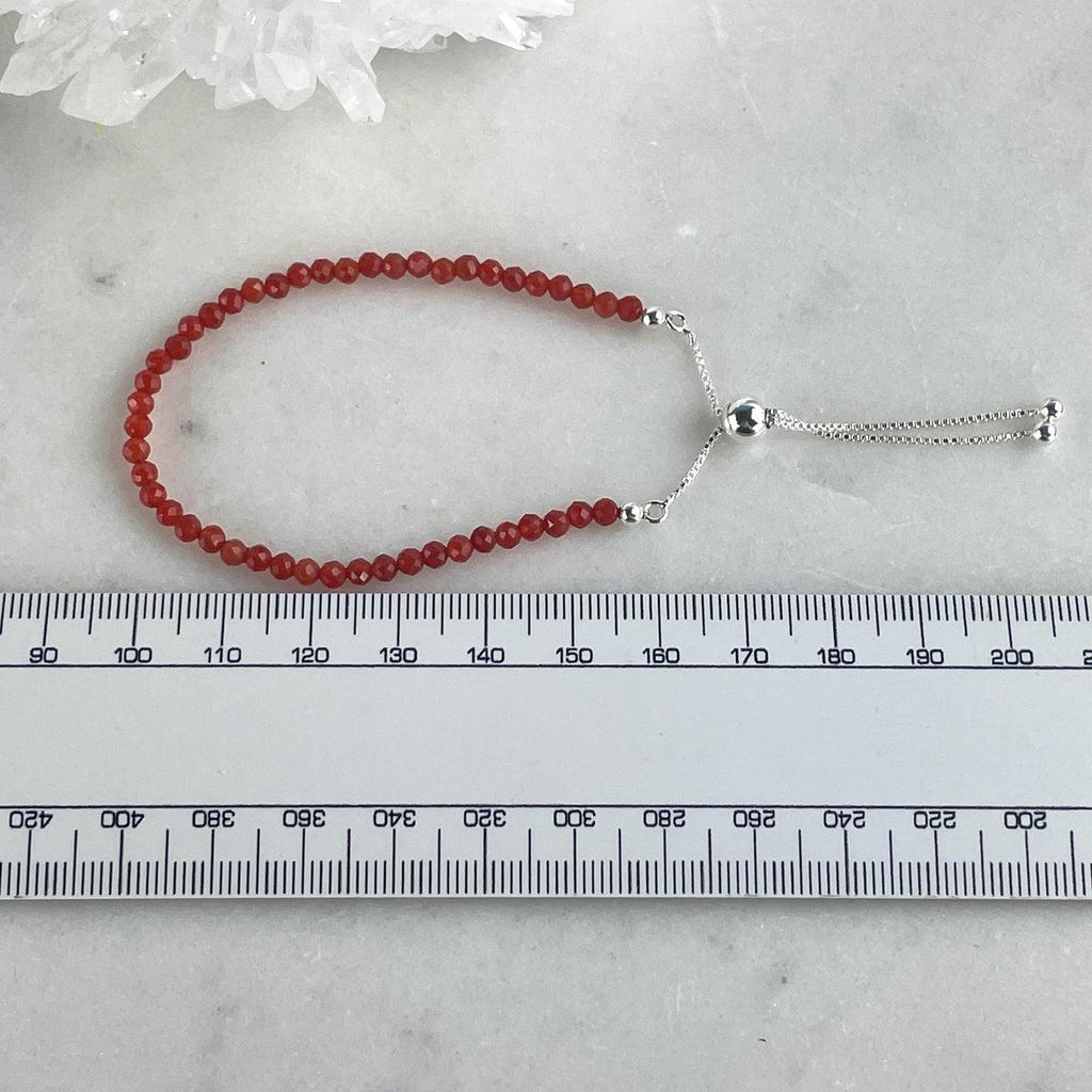 Carnelian Beaded Bracelet