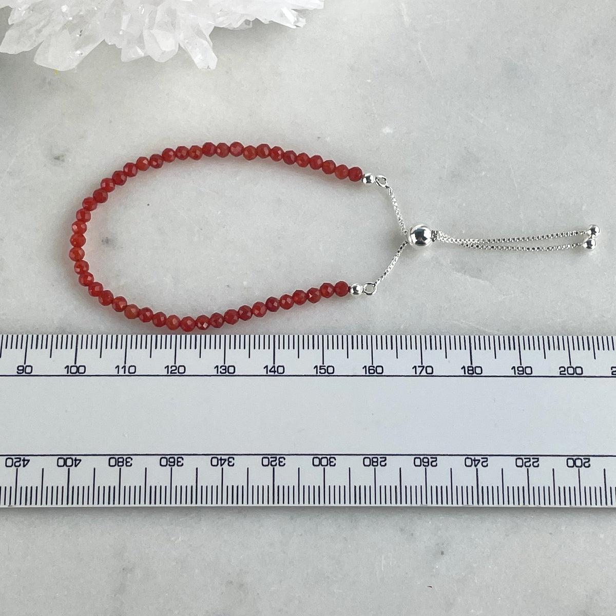 Carnelian Beaded Bracelet