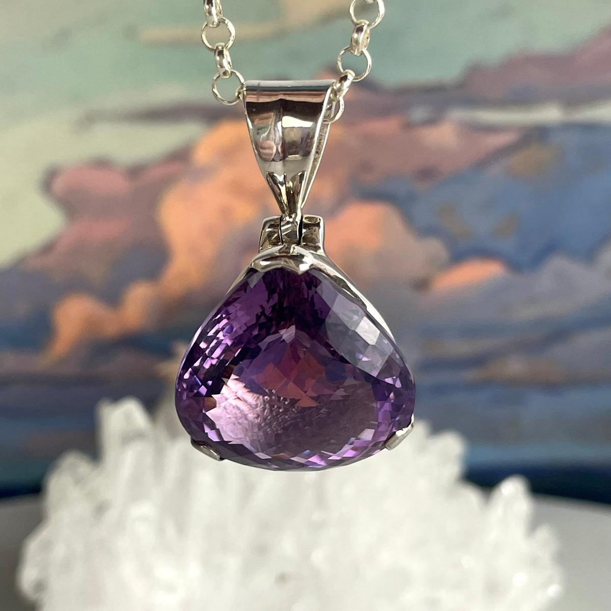 Large Amethyst Dress Pendant