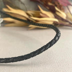 Sterling Silver Leather Necklace