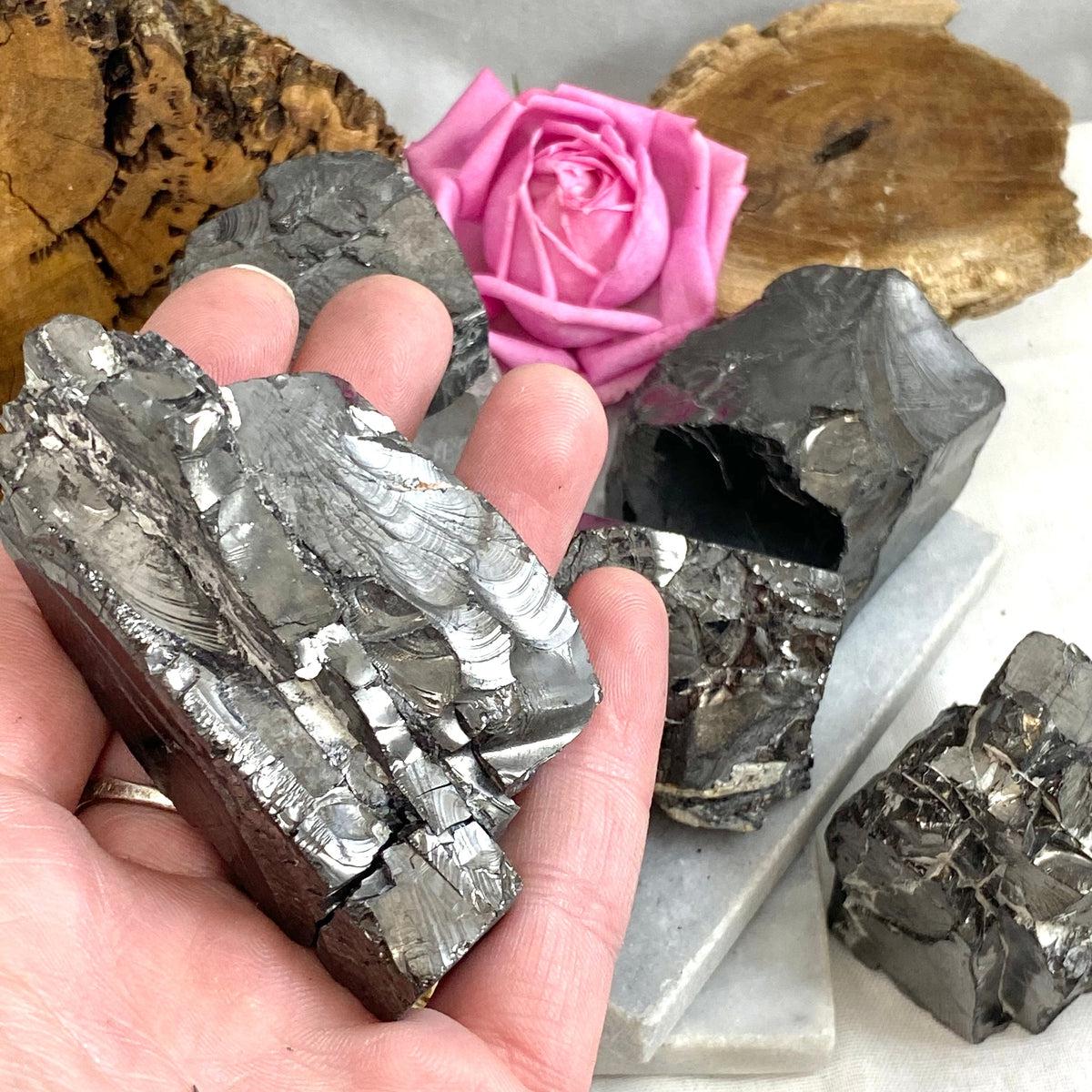 Shungite Palmstones