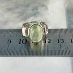 Small Band Size Crystal Ring