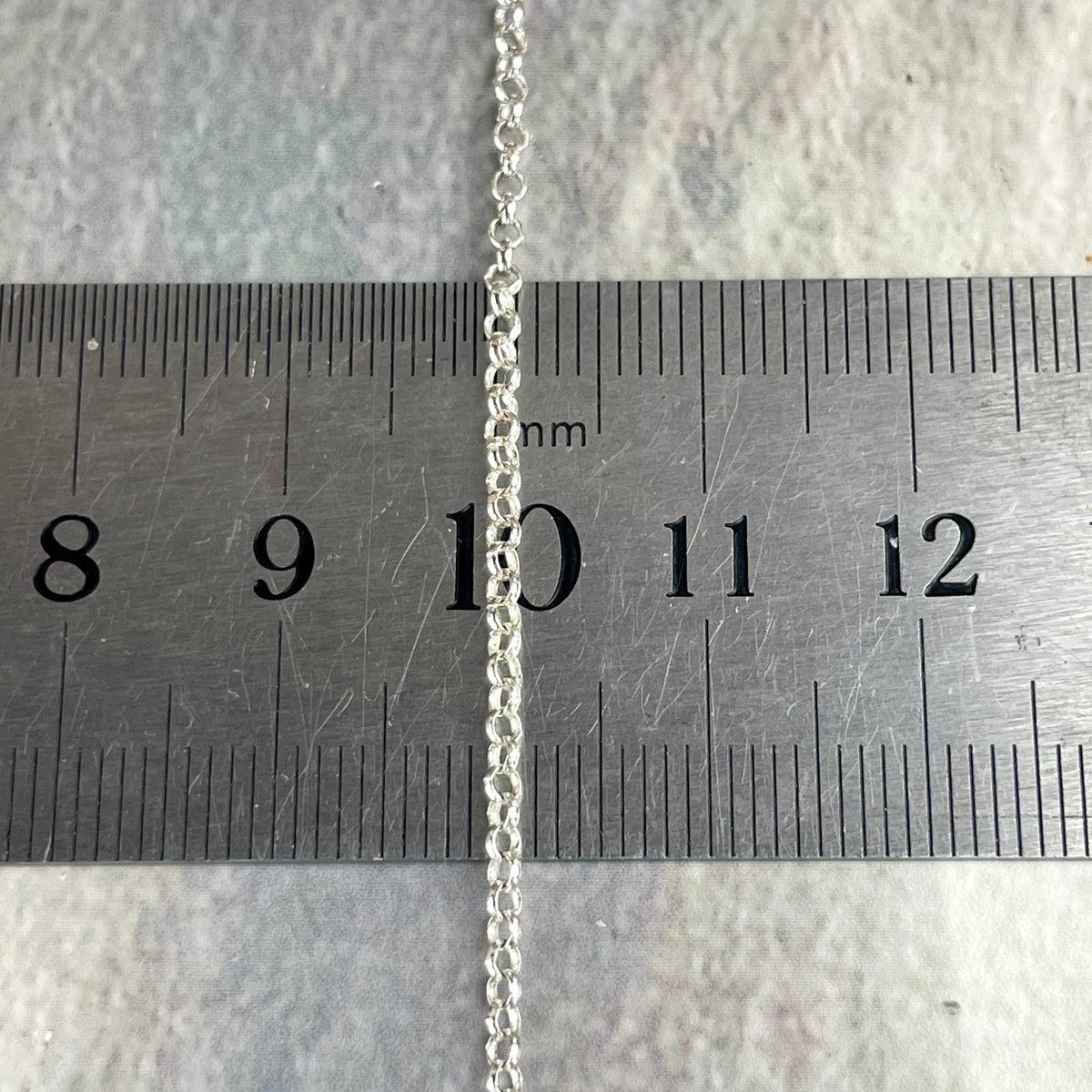 Round Link Silver Chain