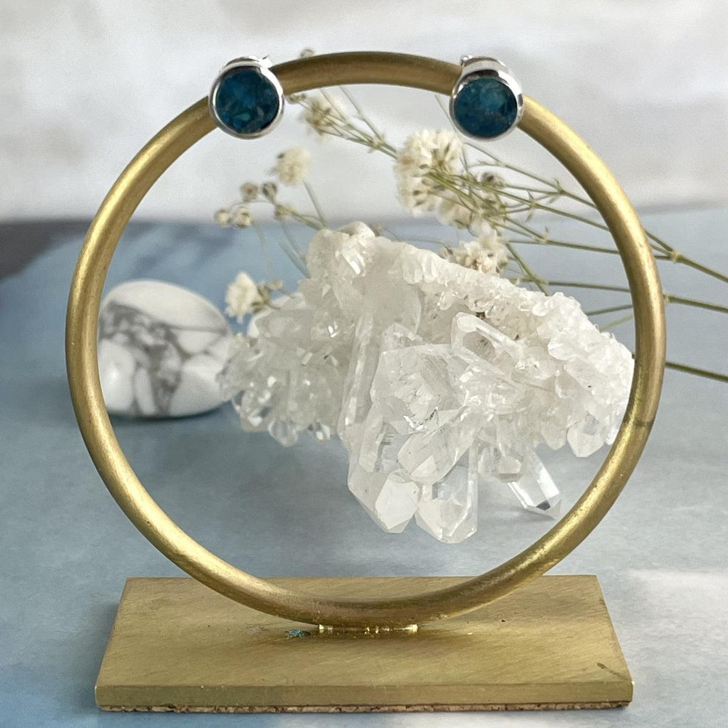 Small Raw Crystal Studs