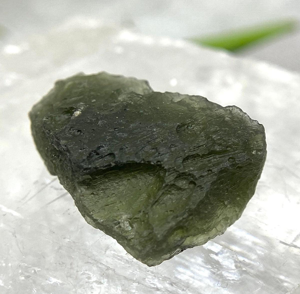 Authentic Moldavite Raw Pieces 3.4 - 4.43g