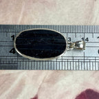 Black Tourmaline Silver Pendant