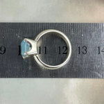 Small Women's Aquamarine Ring