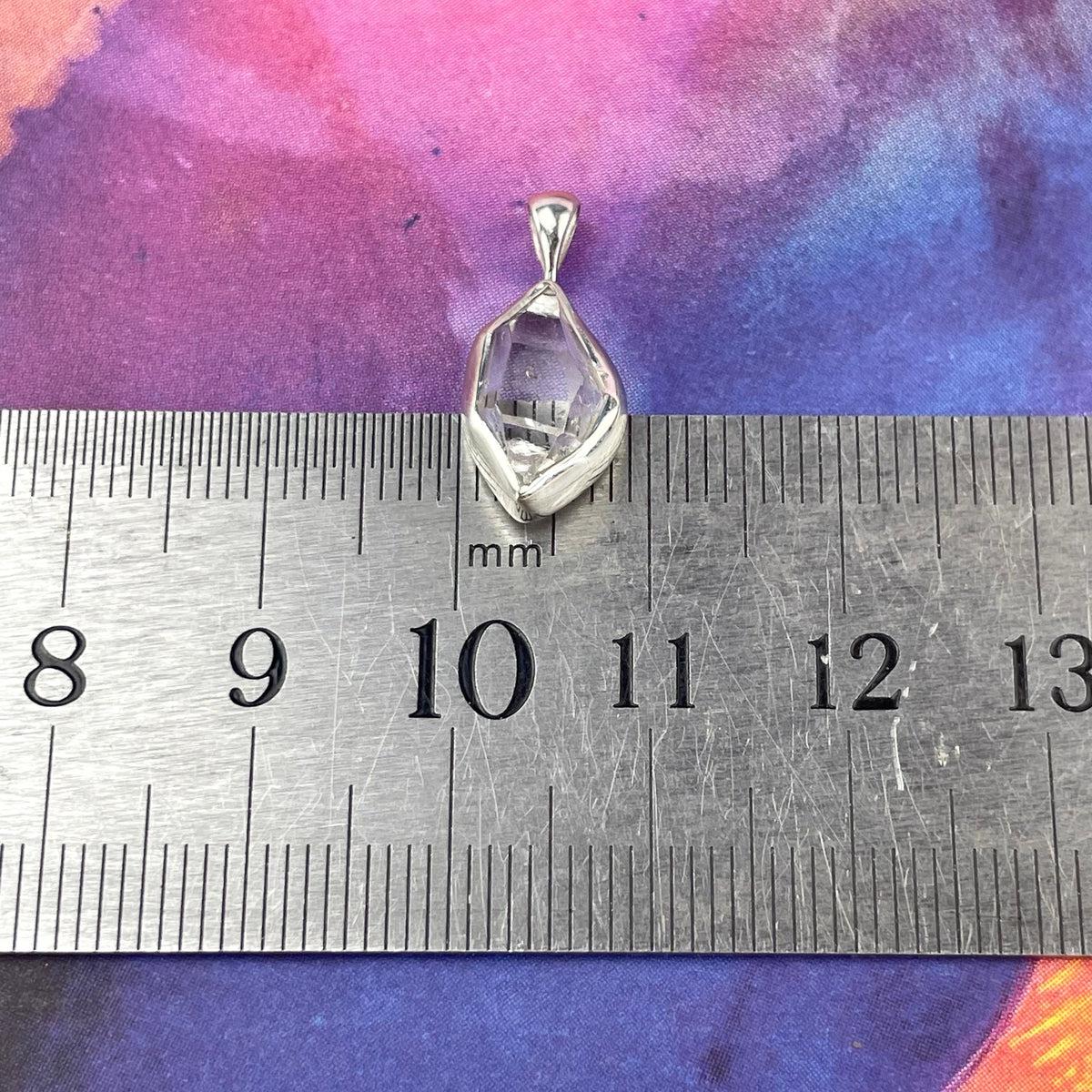 Quartz Sterling Silver Pendant And Chain