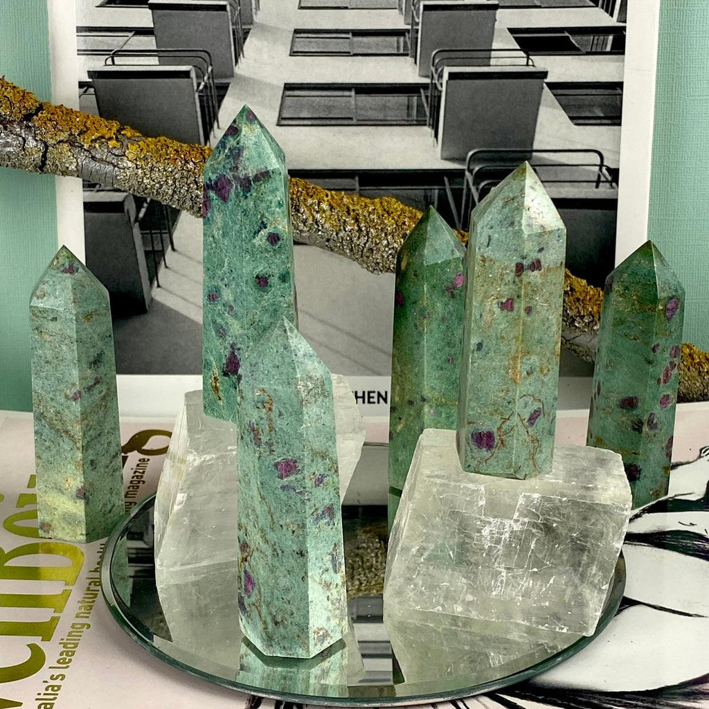 Green And Purple Crystal