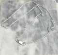 Fine Loop Silver Chain