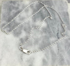 Fine Loop Silver Chain