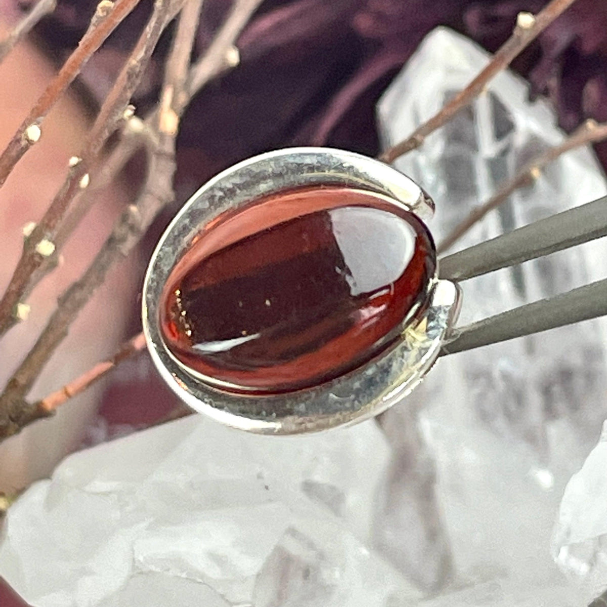 Cognac Amber Silver Jewellery