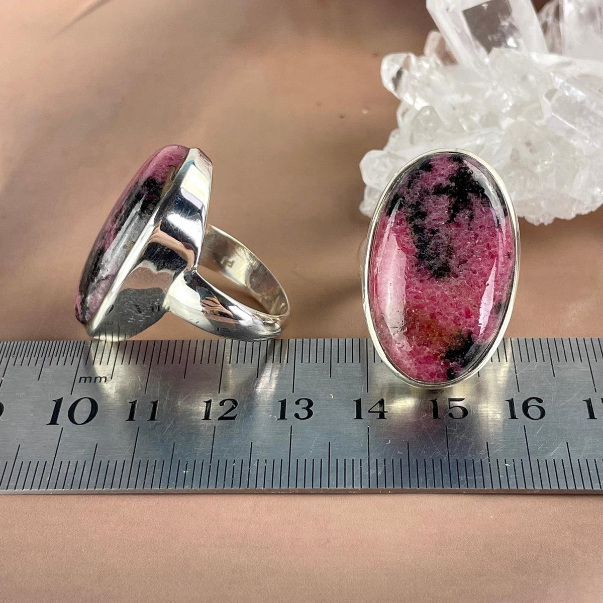 Sterling Silver Rhodonite Ring