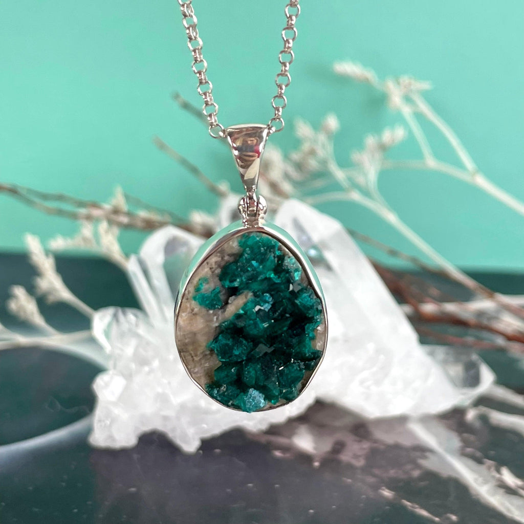 Bright Green Crystal Pendant