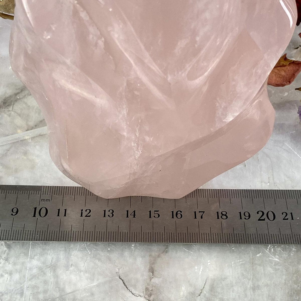 Rose Quartz Crystal Flames 12cm - 19cm