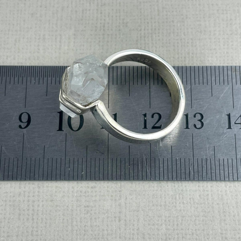 Unique Clear Quartz Ring