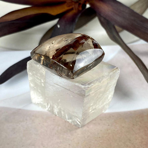 Smokey Quartz With Epidote