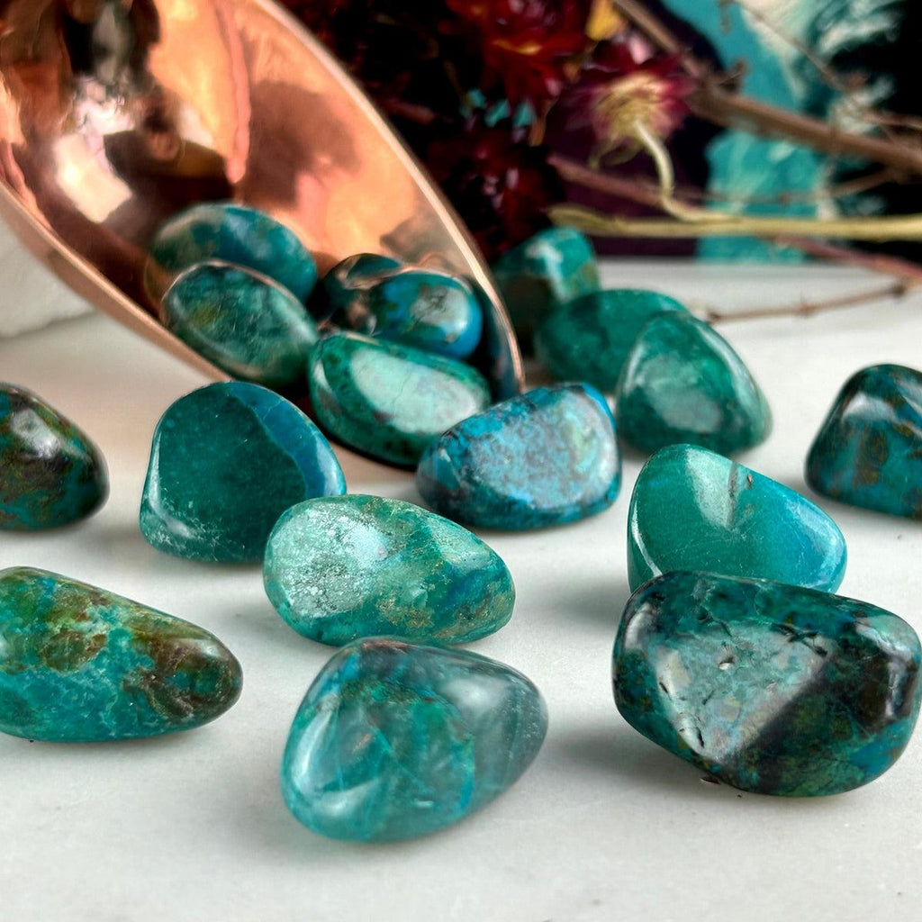 Chrysocolla Polished Stones