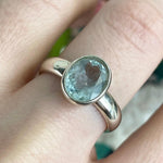 Light Aquamarine Gemstone Ring