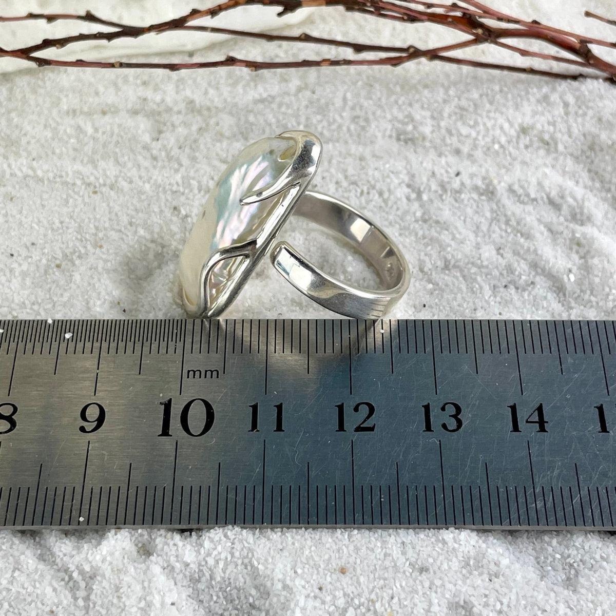 Pearl Baroque Adjustable Size Rings
