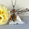 Pink And Yellow Crystal Pendant