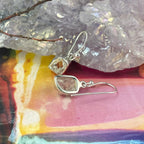 Herkimer Diamond Rough Earrings