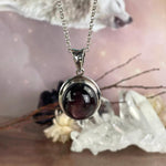 Oval Star Ruby Pendant