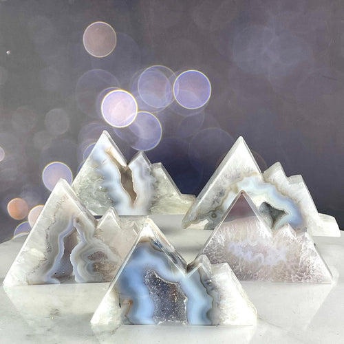 Agate Crystal Sculptures