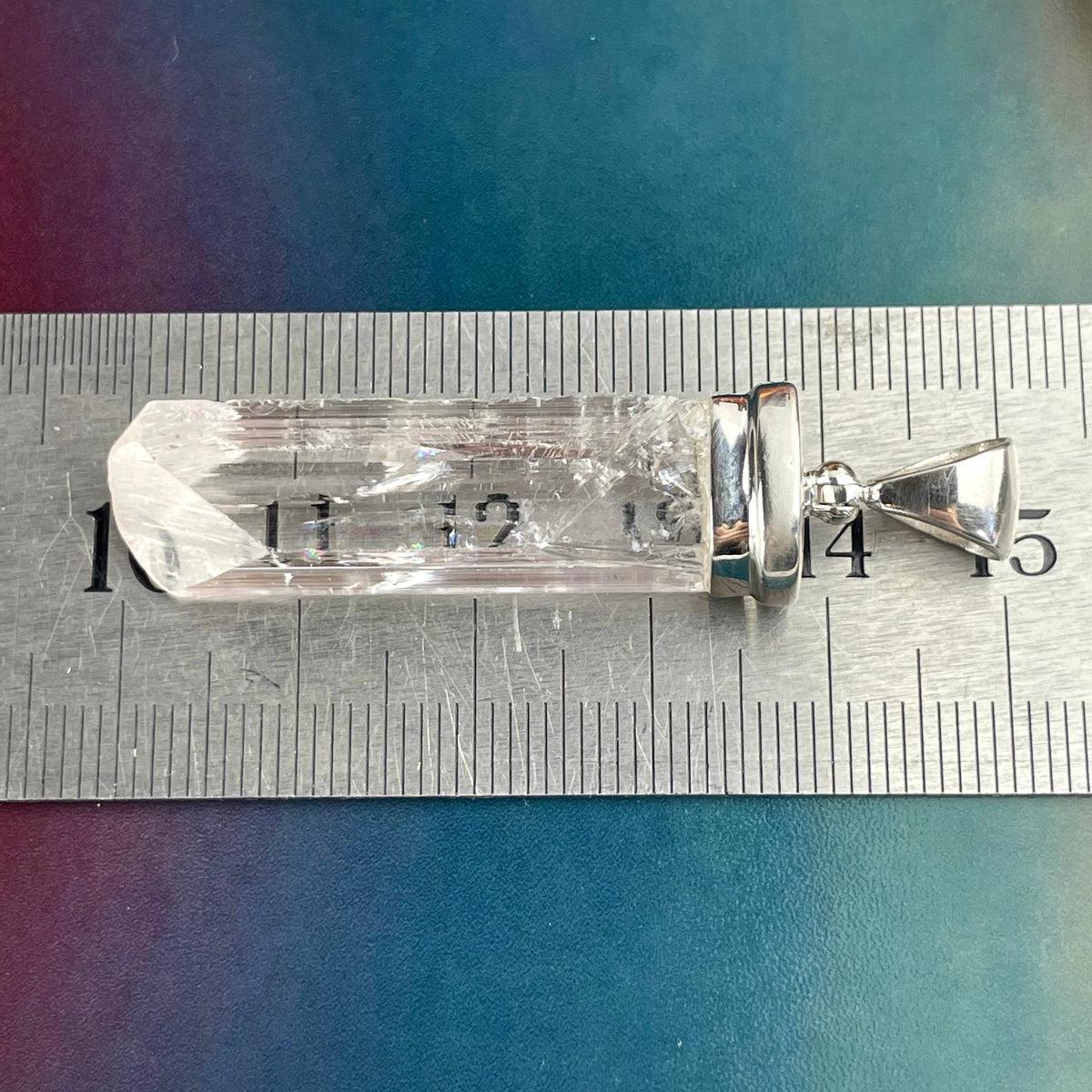 Raw Crystal Drop Pendant
