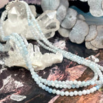 Aquamarine Small Bead Necklace