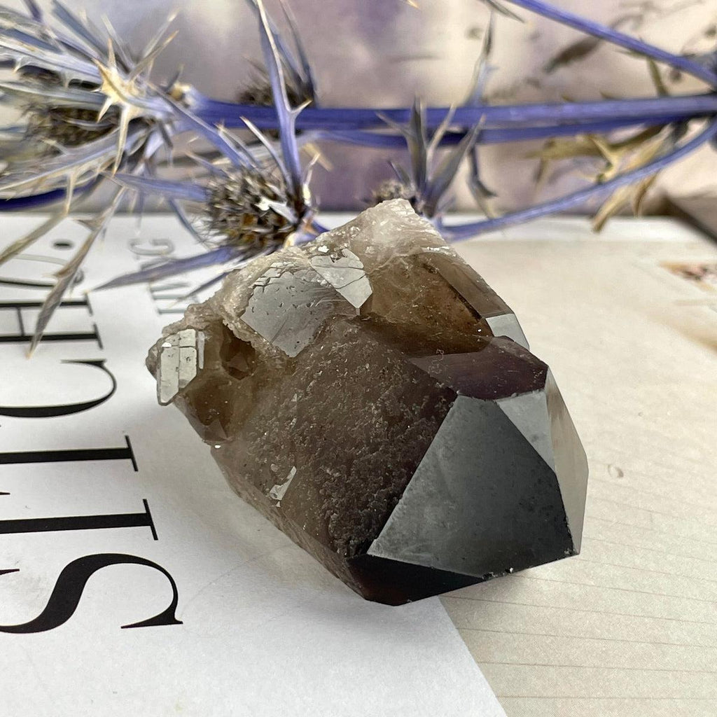 Dark Smokey Quartz Crystal