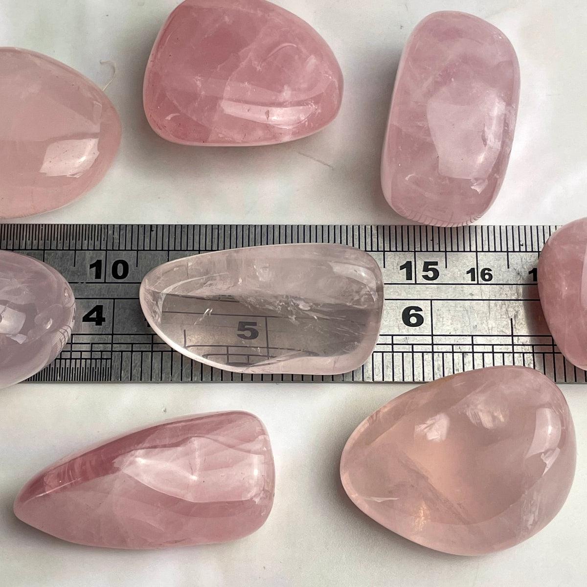 Rose Quartz Large Tumbled Stones