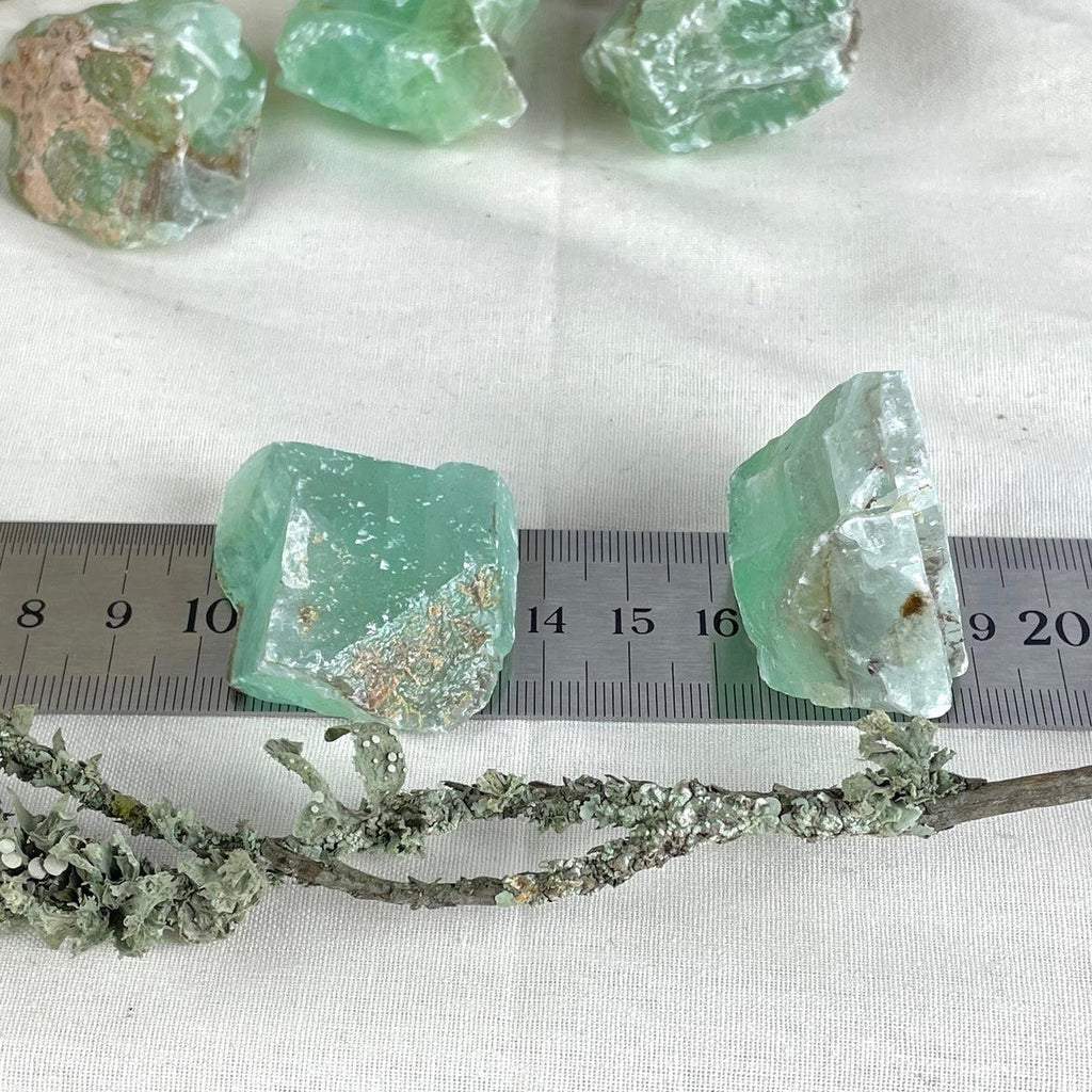 Green Calcite Crystal