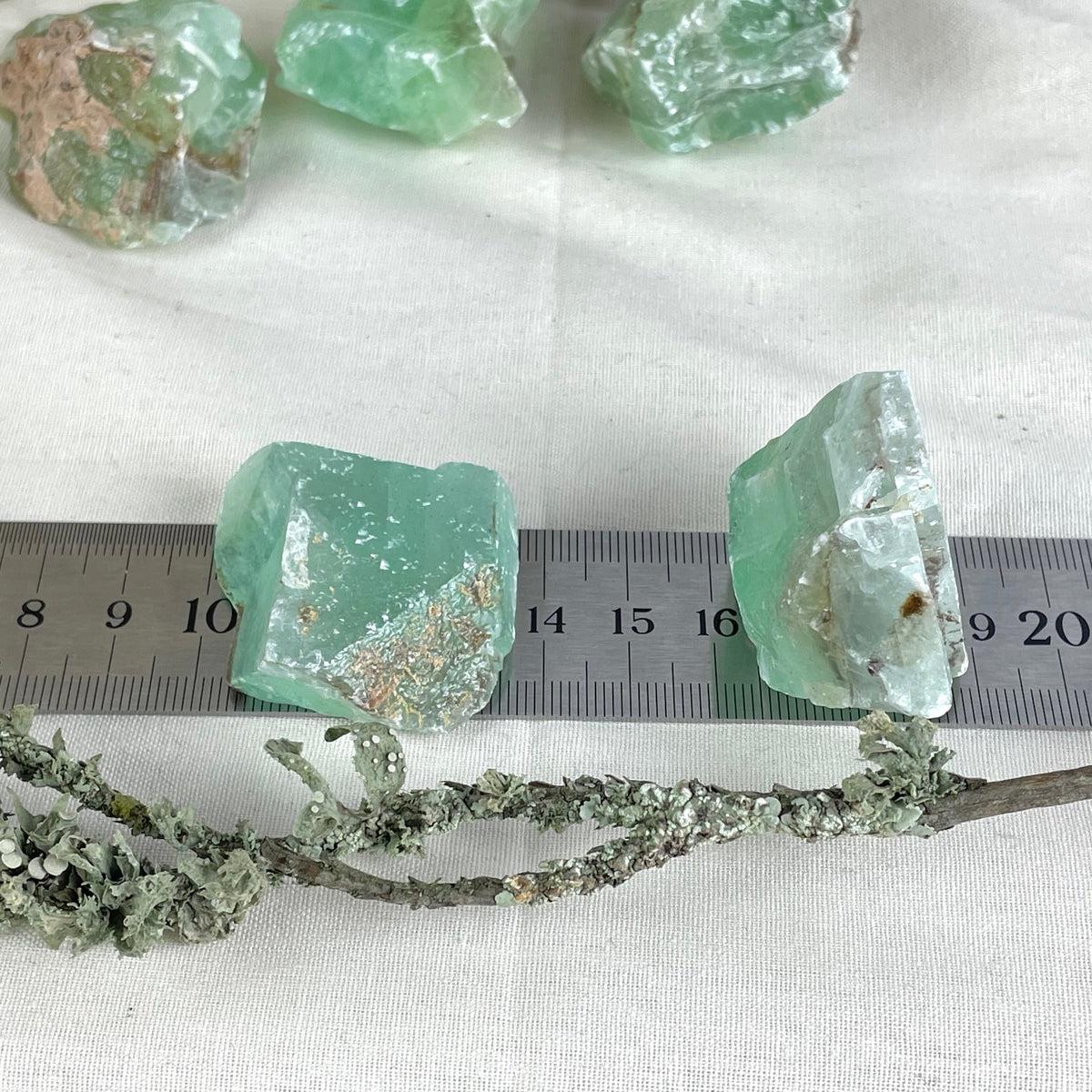 Green Calcite Crystal